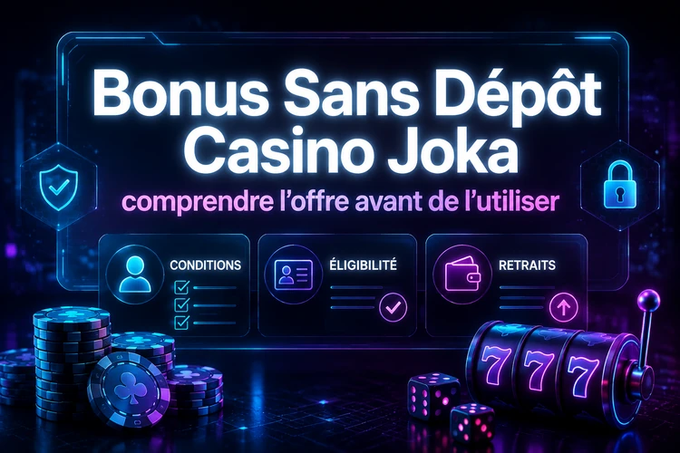 Bonus Sans Dépôt Casino Joka: comprendre l’offre avant de l’utiliser