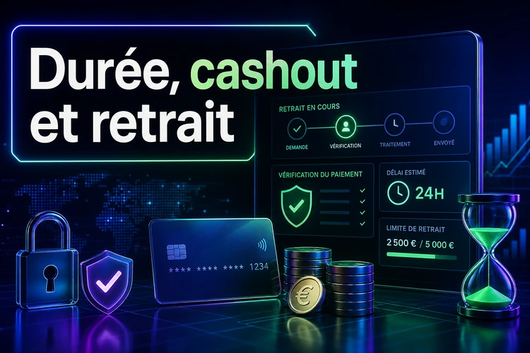 Durée, cashout et retrait