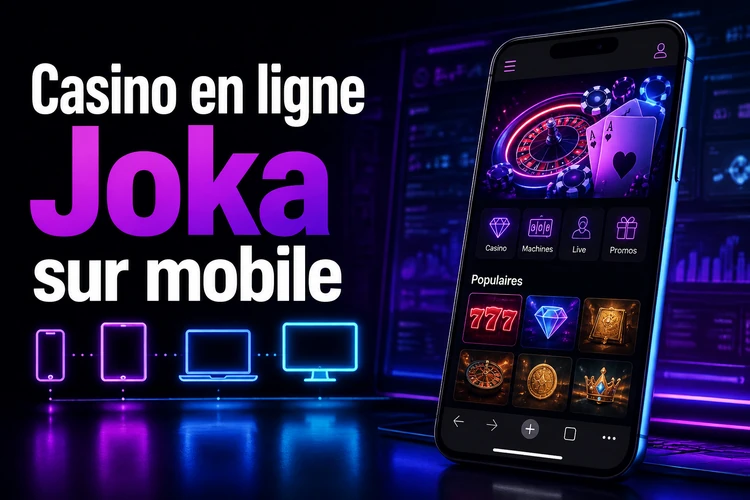 Casino en ligne Joka sur un appareil mobile