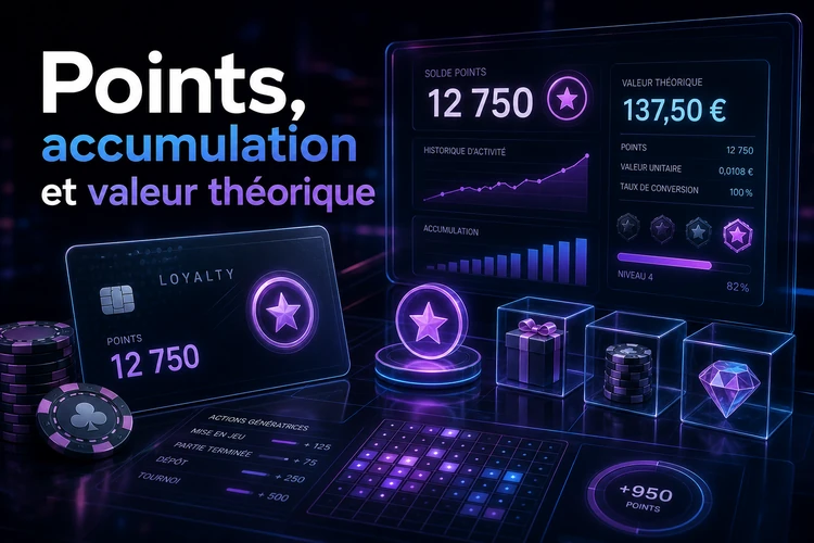 Points, accumulation et valeur théorique